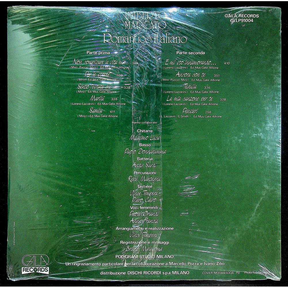 EBOND Umberto Marcato - Romantico Italiano Vinile V044102