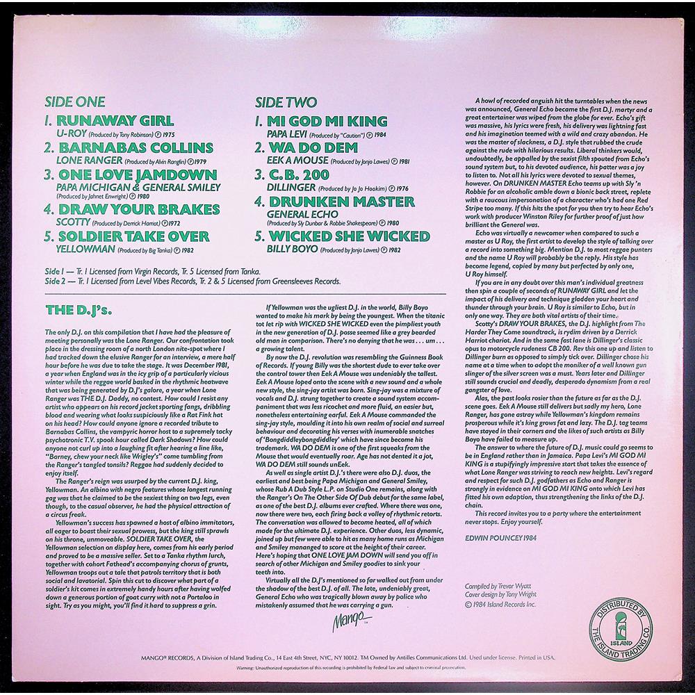 EBOND Various - Reggae Greats - DJ's Vinile V045016