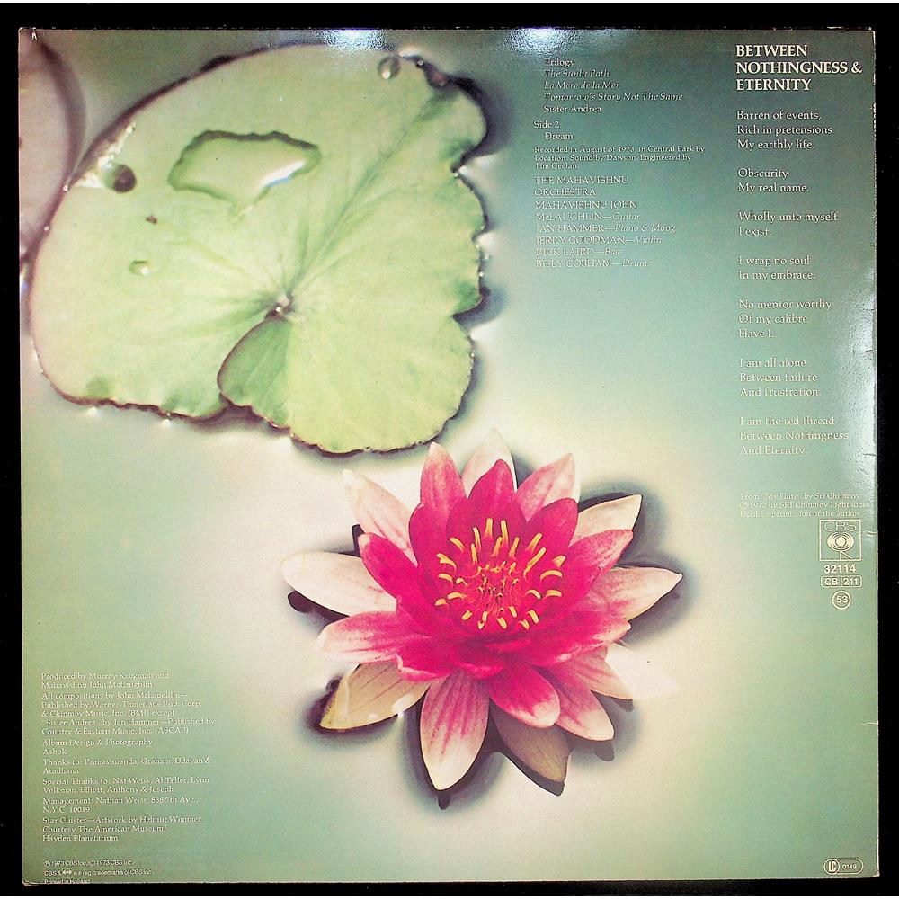 EBOND Mahavishnu Orchestra - Between Nothingness & Eternity Vinile V045031