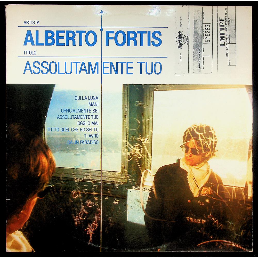 EBOND Alberto Fortis - Assolutamente Tuo Vinile V045040