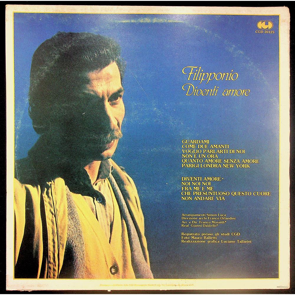 EBOND Filipponio - Diventi Amore Vinile V045047