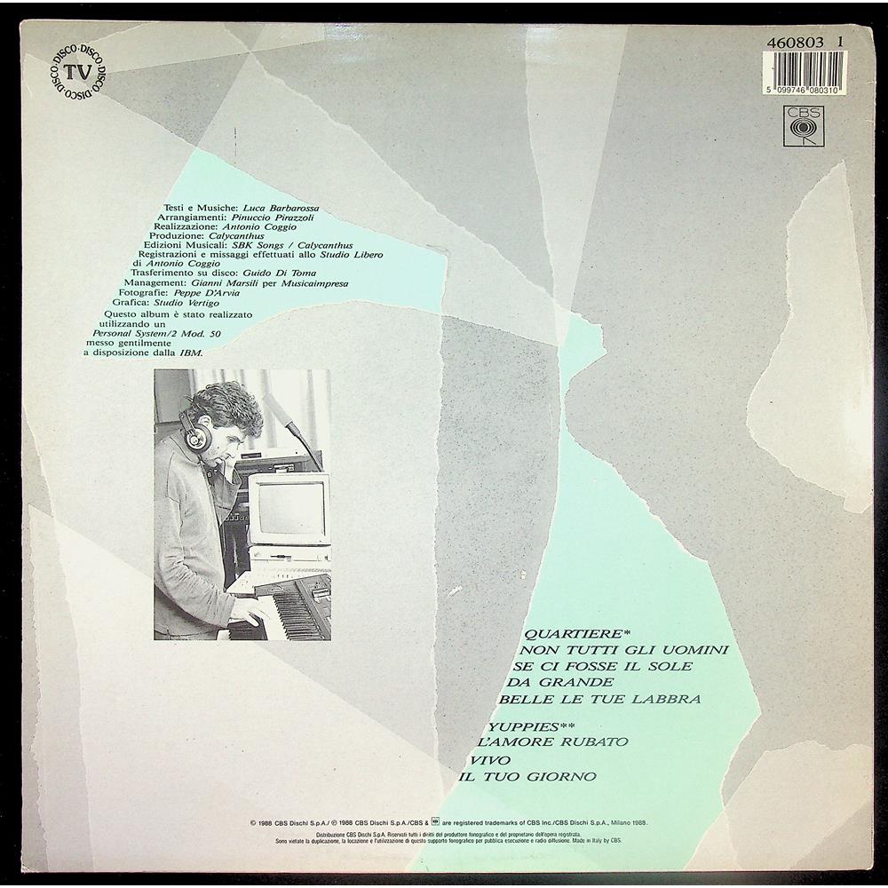 EBOND Luca Barbarossa - Non Tutti Gli Uomini Vinile V045055