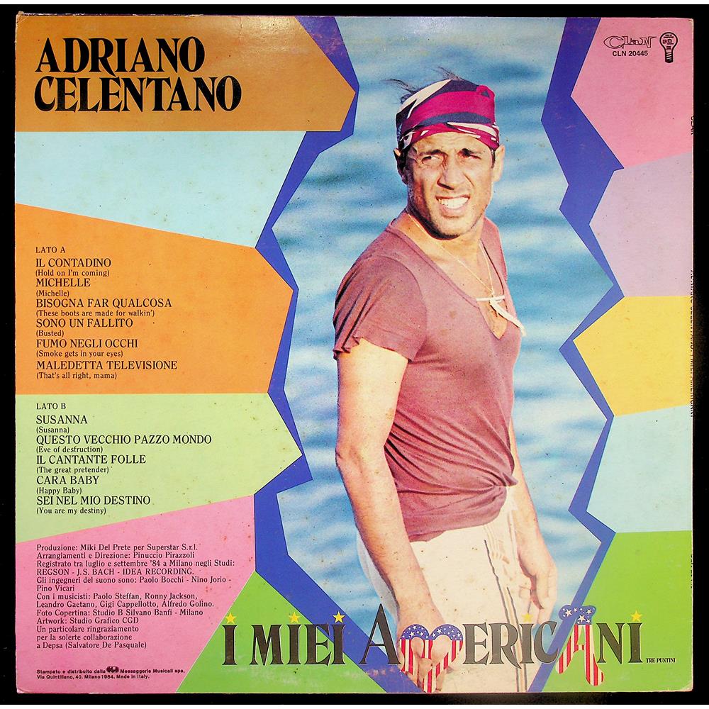 EBOND Adriano Celentano - I Miei Americani (Tre Puntini) Vinile V046049