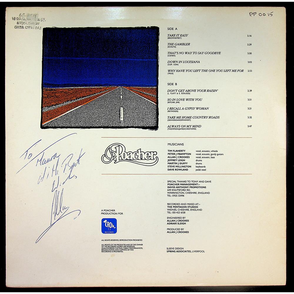 EBOND Poacher - Along The Way - Autografato Vinile V046083