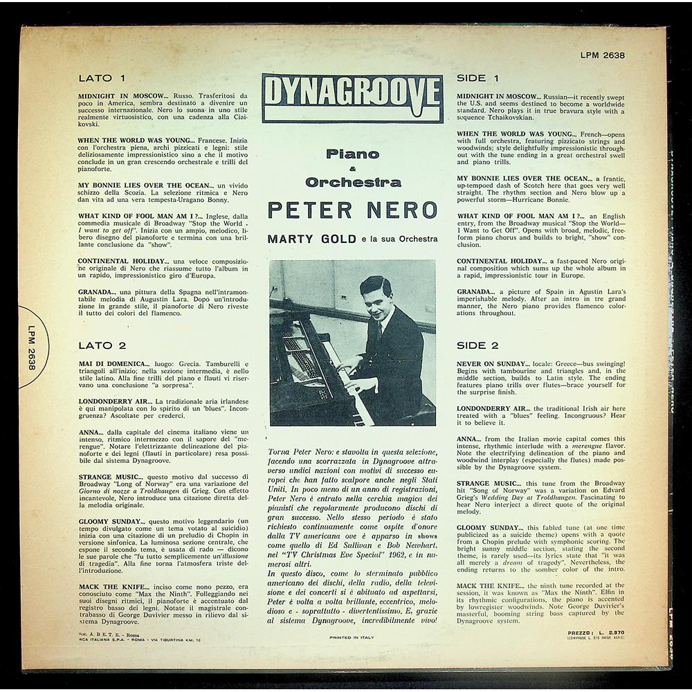 EBOND Peter Nero - Hail The Conquering Nero Vinile V047048