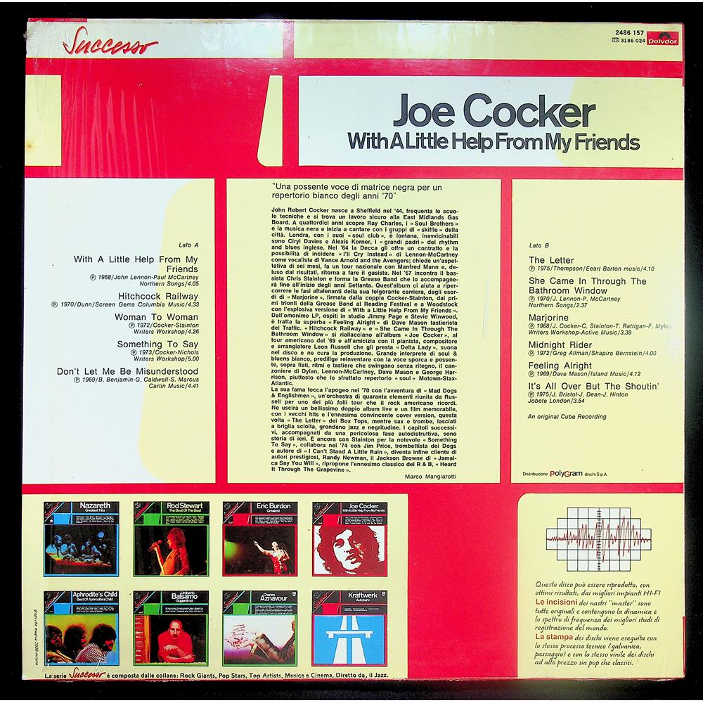 EBOND Joe Cocker - With A Little Help From My Friends Vinile V047053