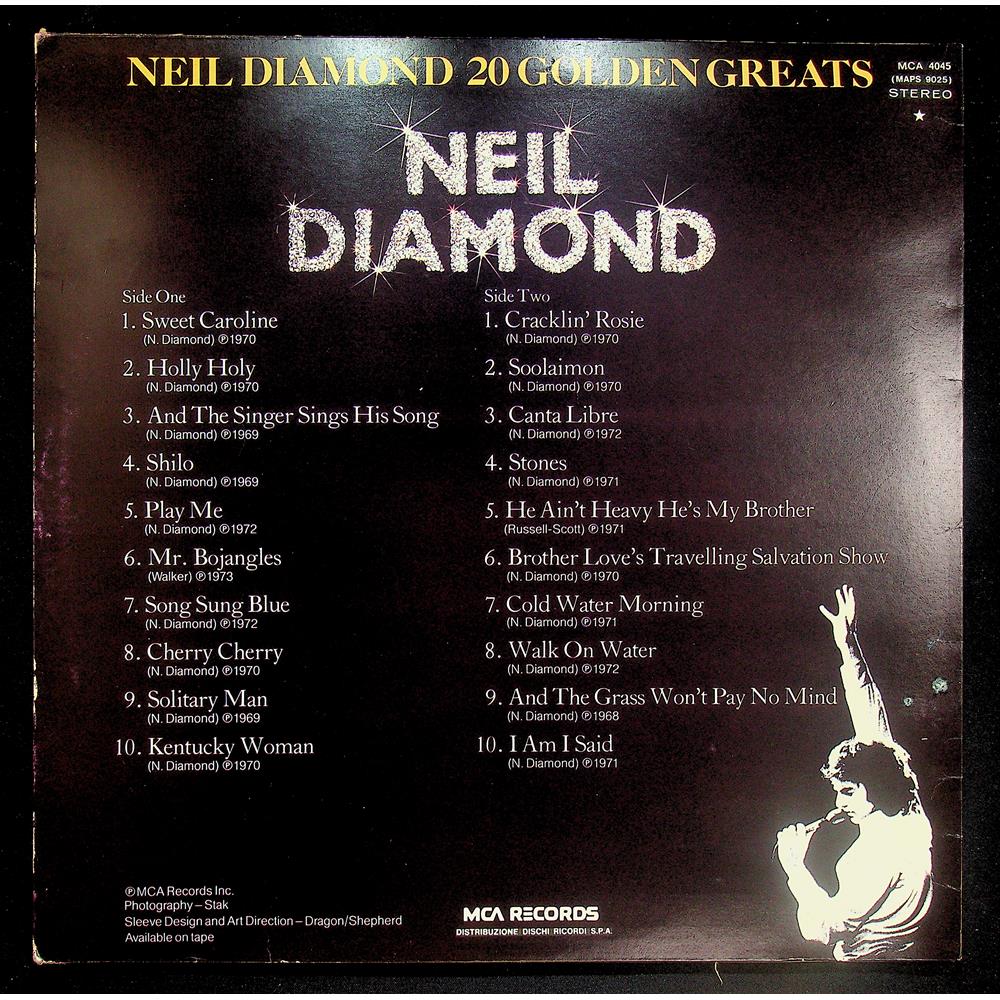 EBOND Neil Diamond - 20 Golden Greats Vinile V047059