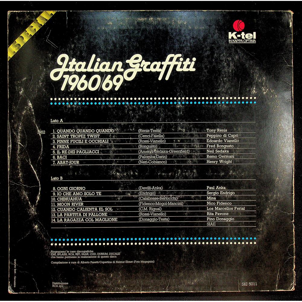 EBOND Various - Italian Graffiti 1962 Vinile V047094