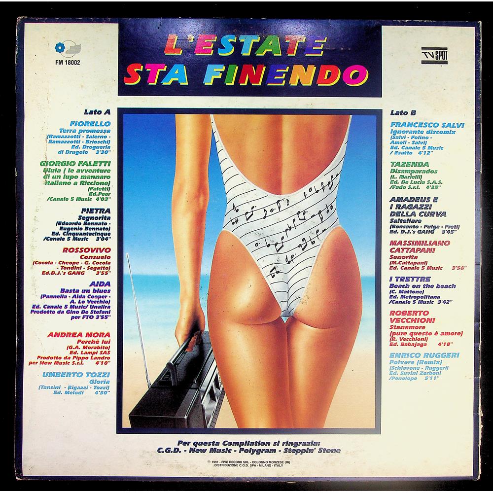 EBOND Various - L'estate Sta Finendo Vinile V047112