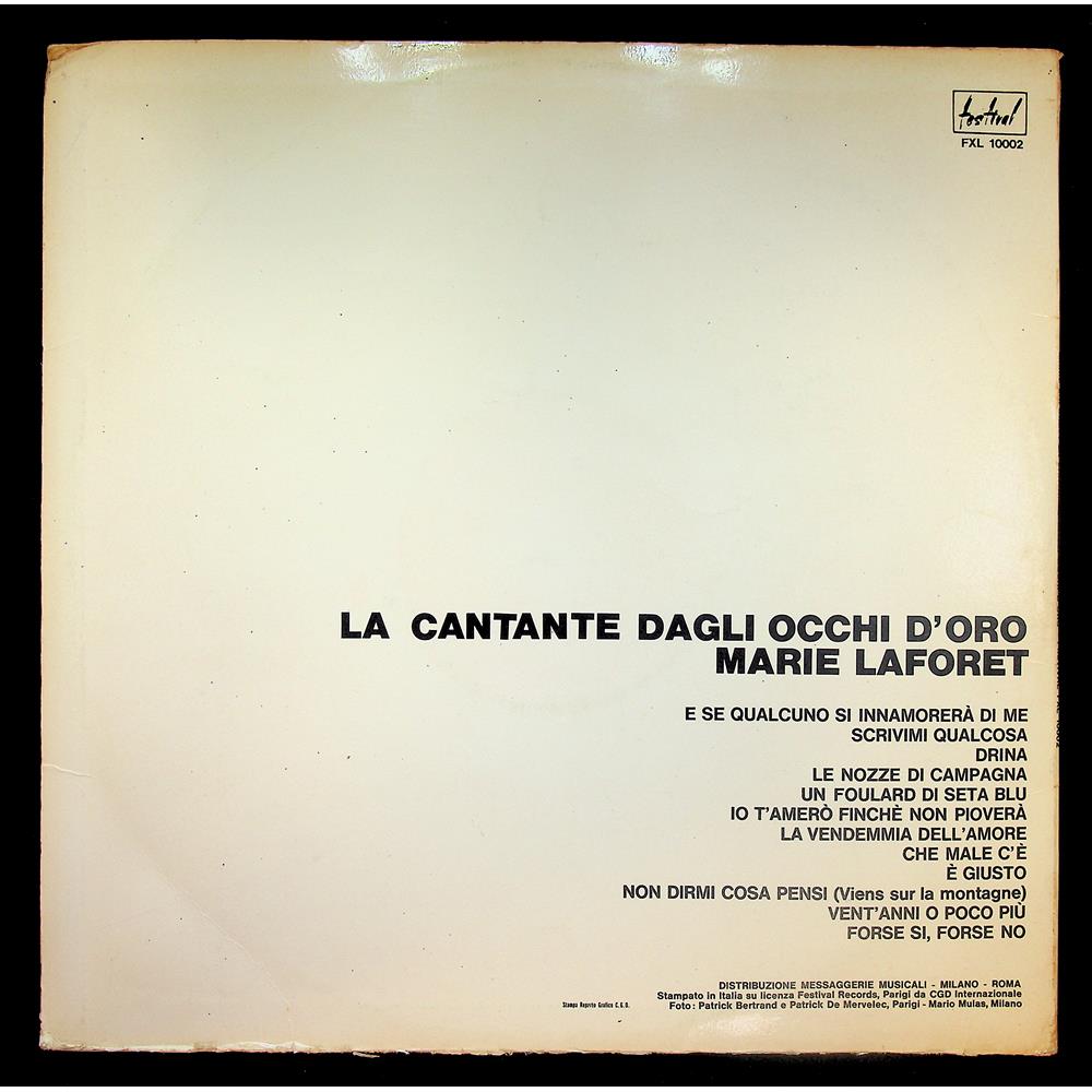EBOND Marie Laforet - La Cantante Dagli Occhi D'oro Vinile V048090