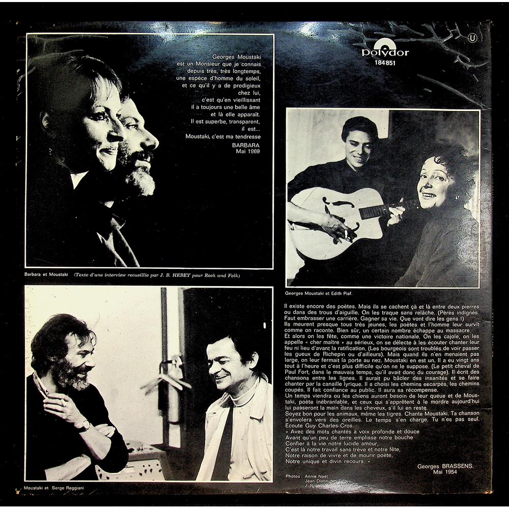 EBOND Georges Moustaki - Georges Moustaki Vinile V048135