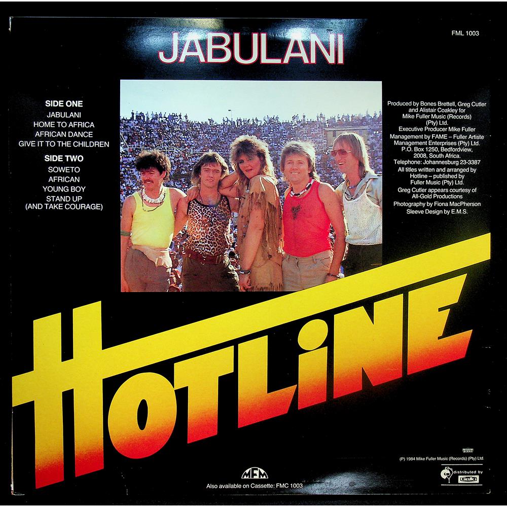 EBOND Hotline - Jabulani Vinile V049033