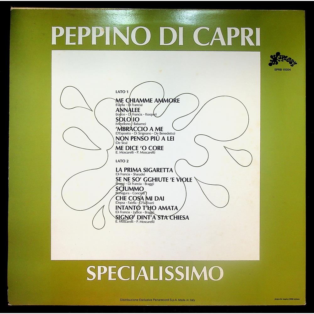 EBOND Peppino Di Capri - Specialissimo Vol.3 Vinile V049055