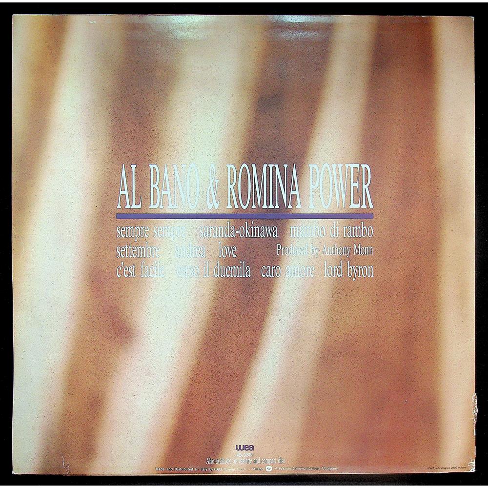 EBOND Al Bano & Romina Power - Sempre Sempre Vinile V049100
