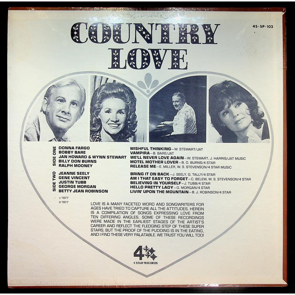 EBOND Various - Country Love Vinile V049107