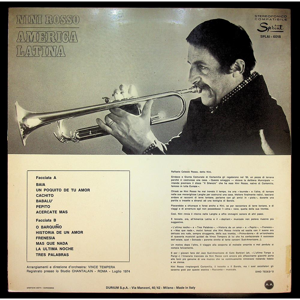 EBOND Nini Rosso - America Latina Vinile V050009