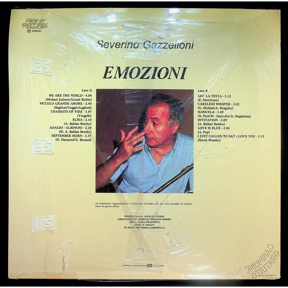 EBOND Severino Gazzelloni - Emozioni Vinile V050014
