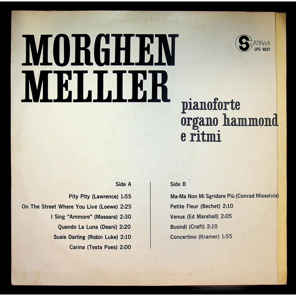 EBOND Morghen Mellier - Pianoforte Organo Hammond E Ritmi Vinile V050020