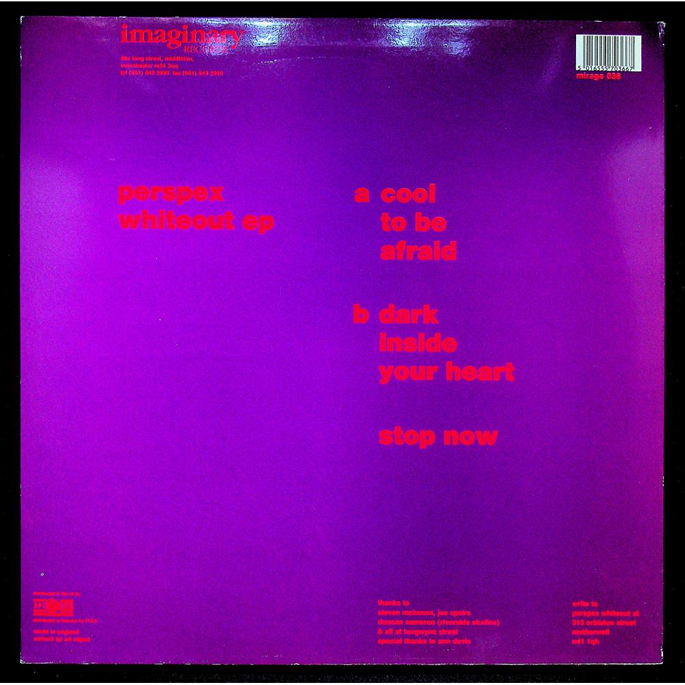 EBOND Perspex Whiteout - Perspex Whiteout EP Vinile V050087