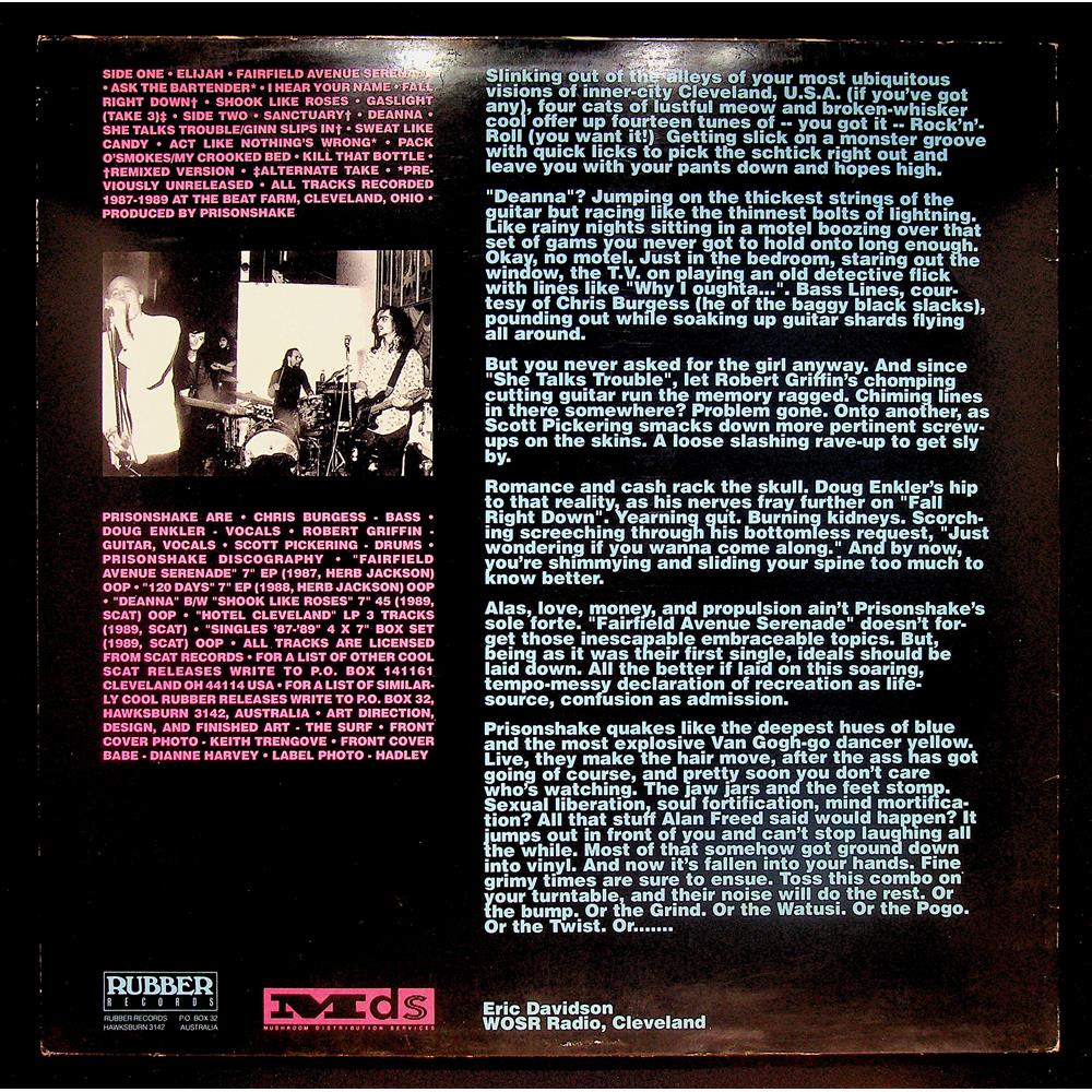 EBOND Prisonshake - A Girl Named Yes Vinile V050113