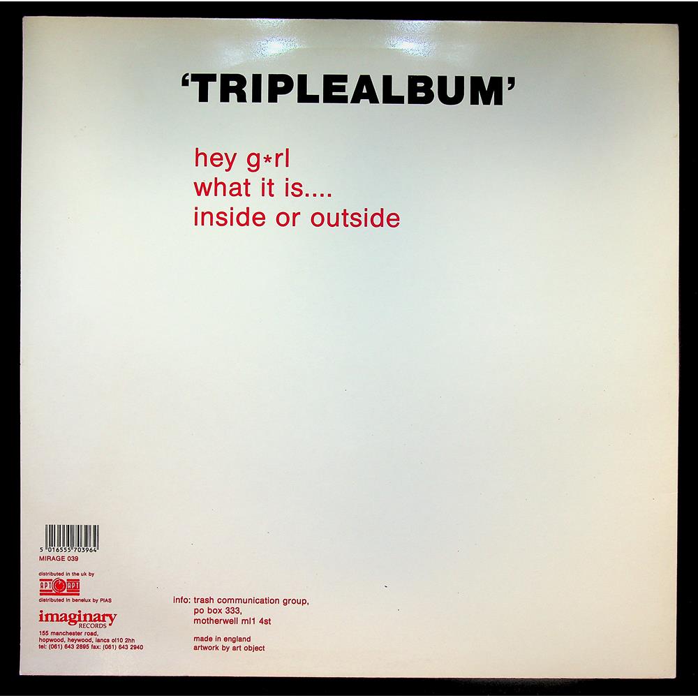 EBOND Perspex Whiteout - Triplealbum Vinile V050116