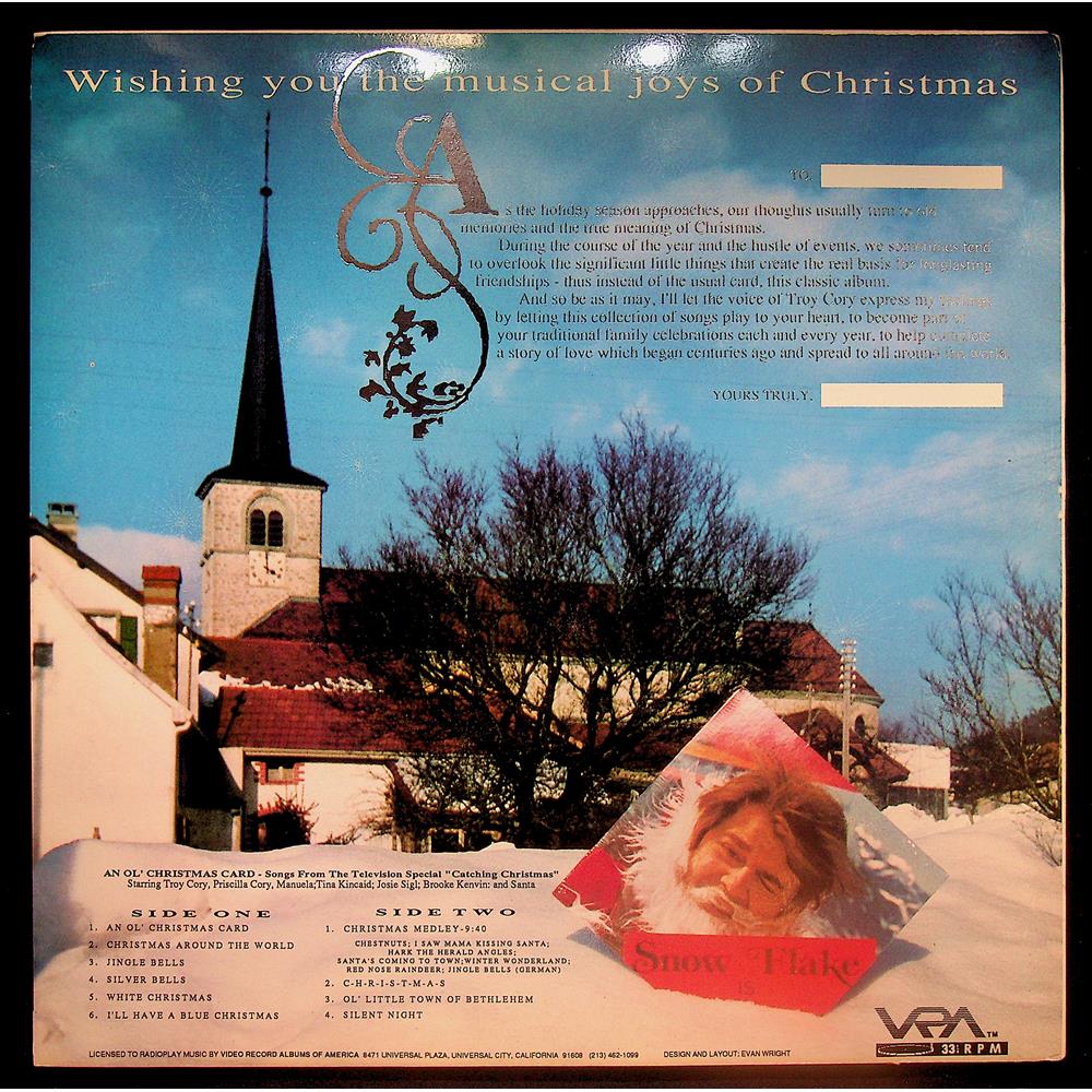 EBOND Troy Cory - An Ol' Christmas Card Vinile V050130