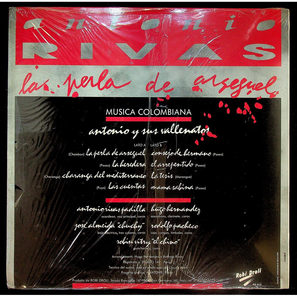 EBOND Antonio Rivas - La Perla De Arseguel Vinile V051050