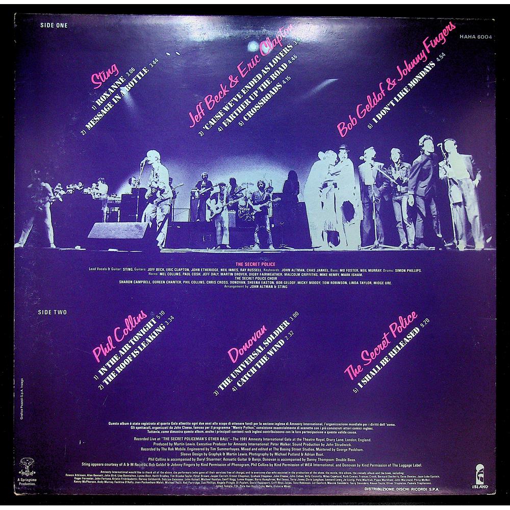 EBOND Various - The Secret Policeman's Concert Vinile V051072