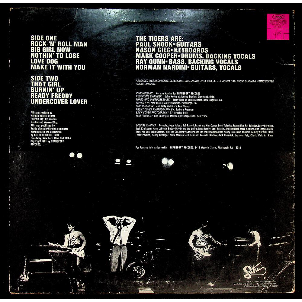 EBOND Norman Nardini & The Tigers - Eat'n Alive! Vinile V051088
