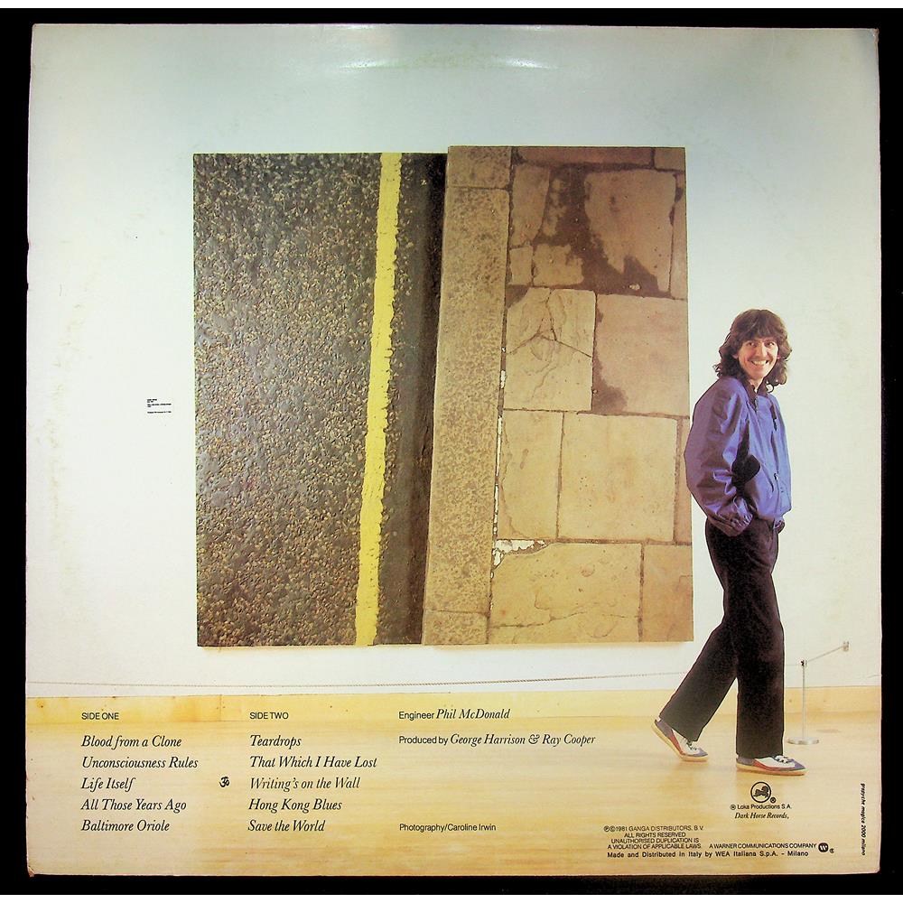 EBOND George Harrison - Somewhere In England Vinile V051091
