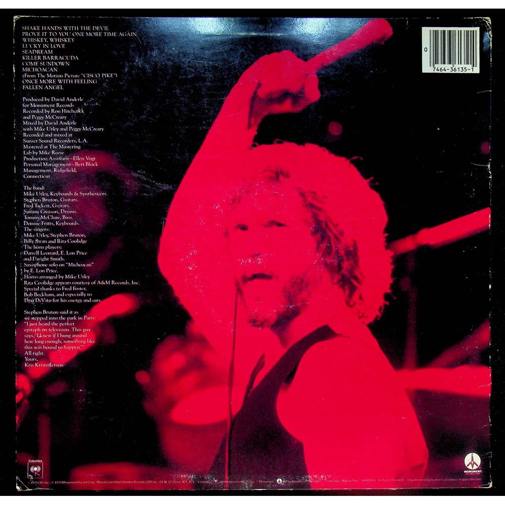 EBOND Kris Kristofferson - Shake Hands With The Devil Vinile V052001