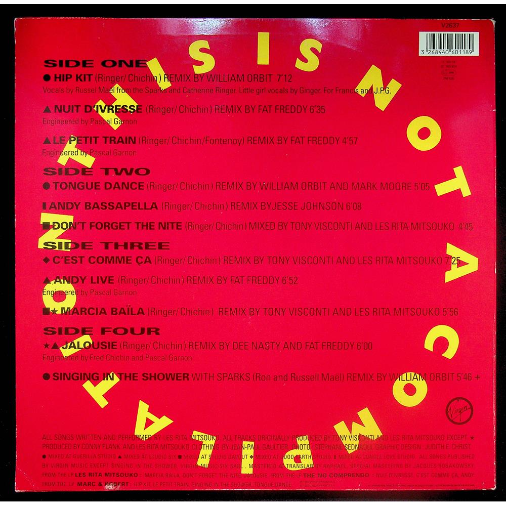 EBOND Les Rita Mitsouko - Re Vinile V052012