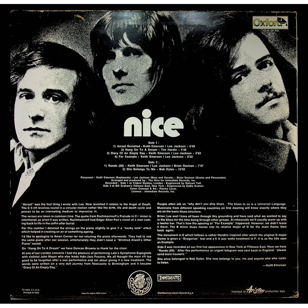 EBOND The Nice - Nice Vinile V052062