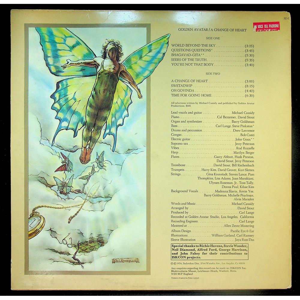 EBOND Golden Avatar - A Change Of Heart Vinile V052065