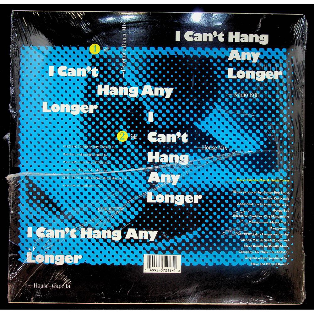 EBOND Tres - I Can't Hang Any Longer Vinile V052081