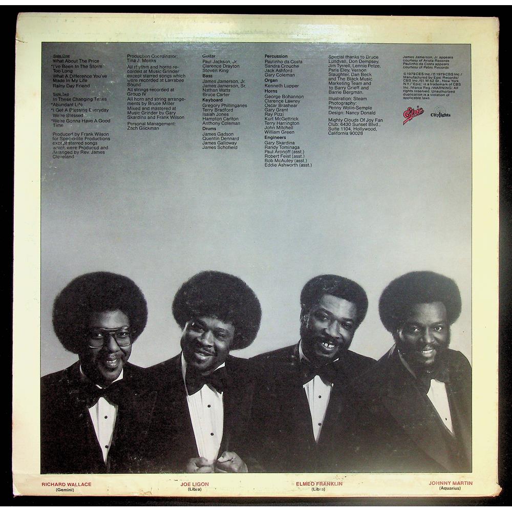 EBOND Mighty Clouds Of Joy - Changing Times Vinile V052120