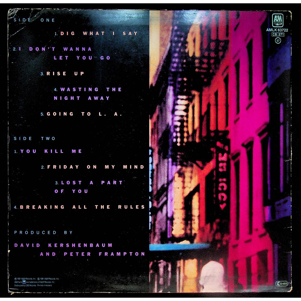 EBOND Frampton - Breaking All The Rules Vinile V053034