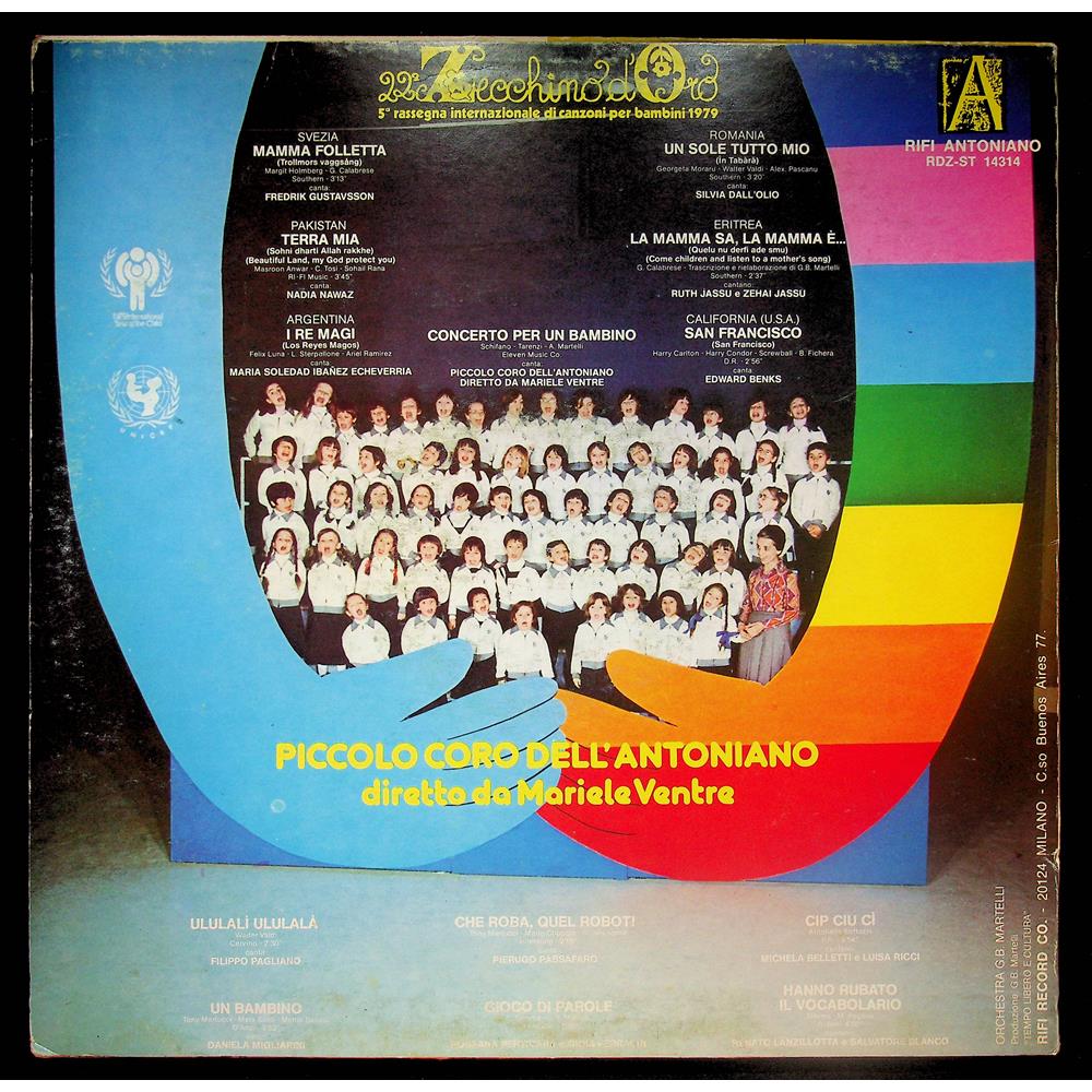 EBOND Piccolo Coro Dell'Antoniano - 22° Zecchino D'Oro (1979) Vinile V053054