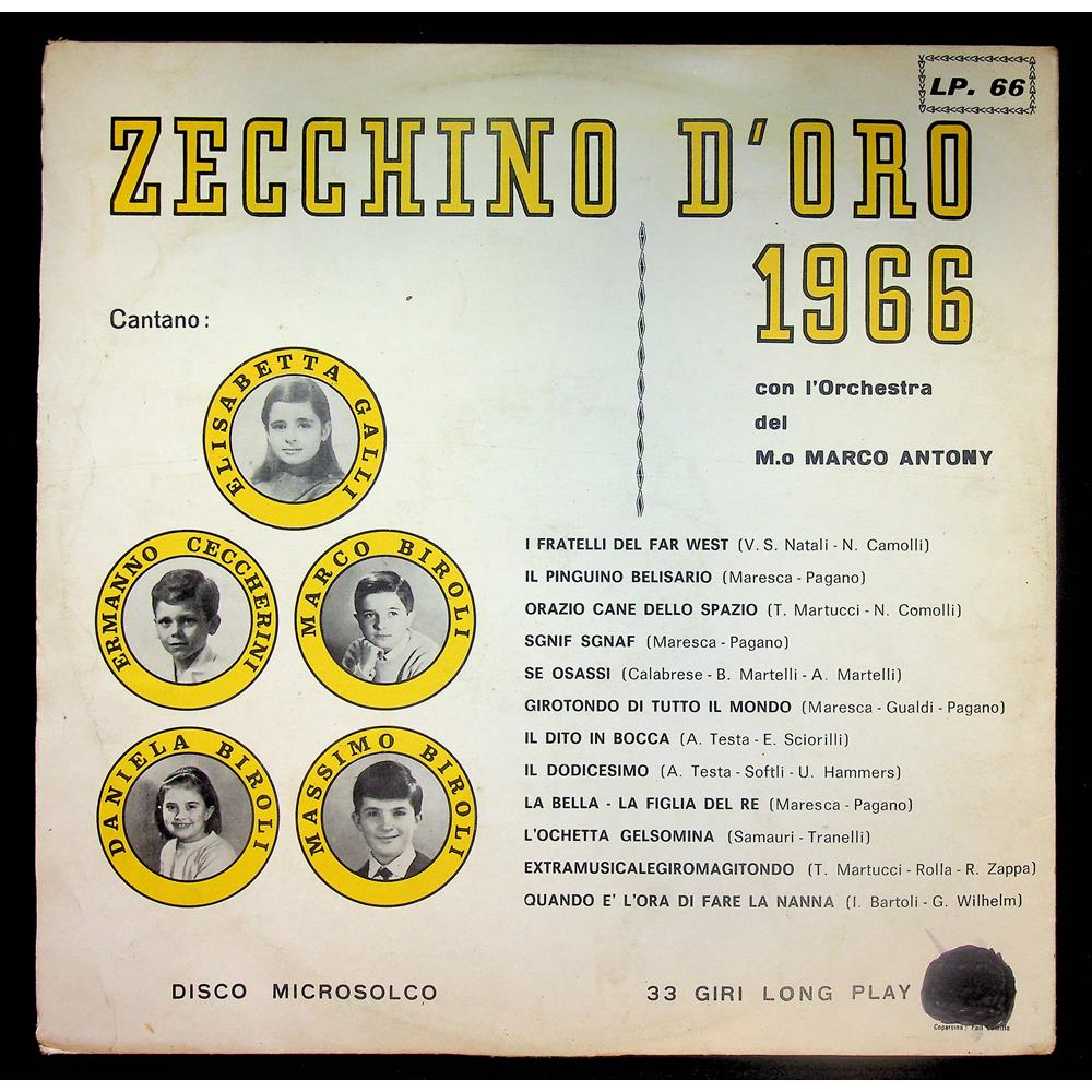 EBOND Piccolo Coro Dell'Antoniano - 8° Zecchino D'Oro 1966 Vinile V053058