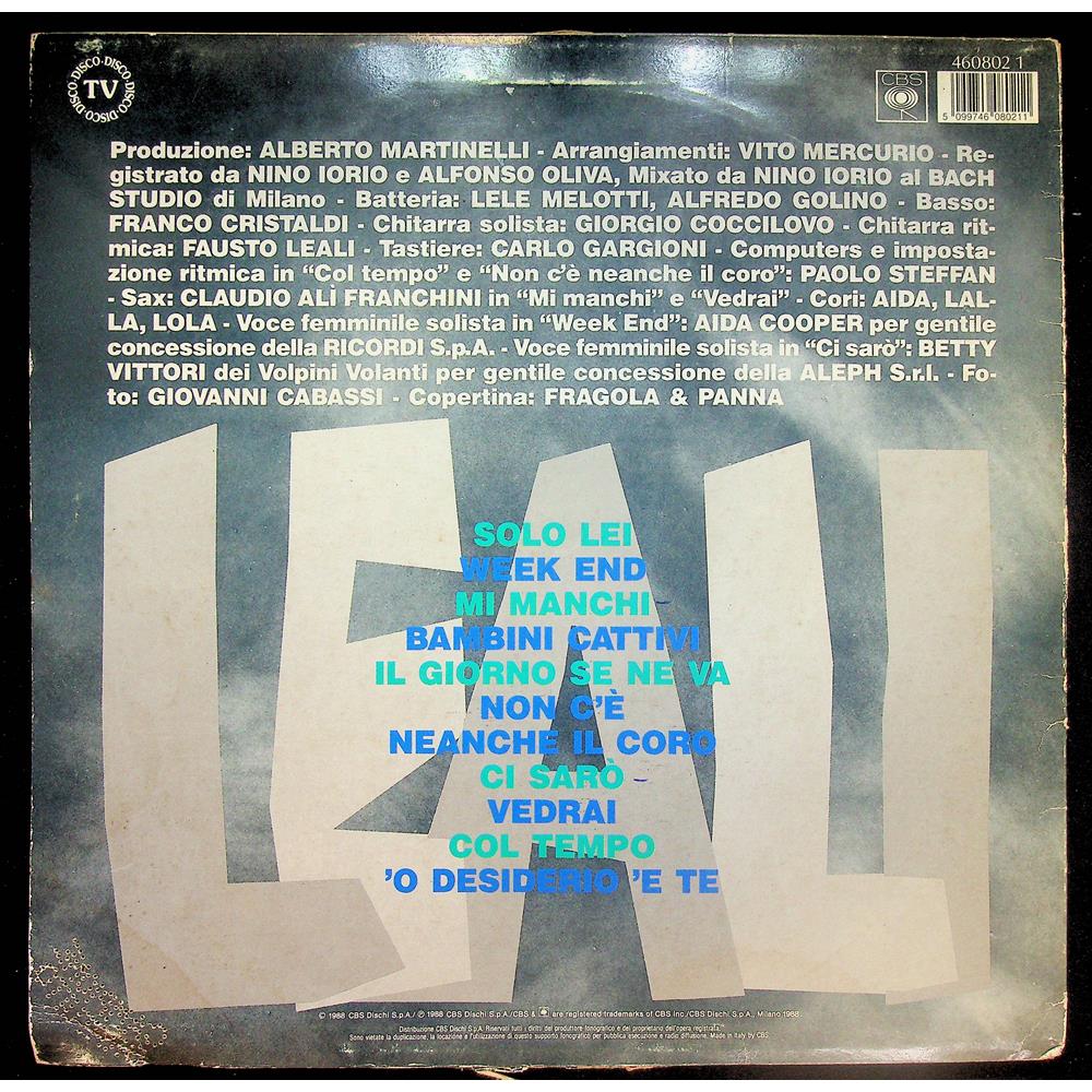 EBOND Fausto Leali - Non C'e Neanche Il Coro Vinile V053061