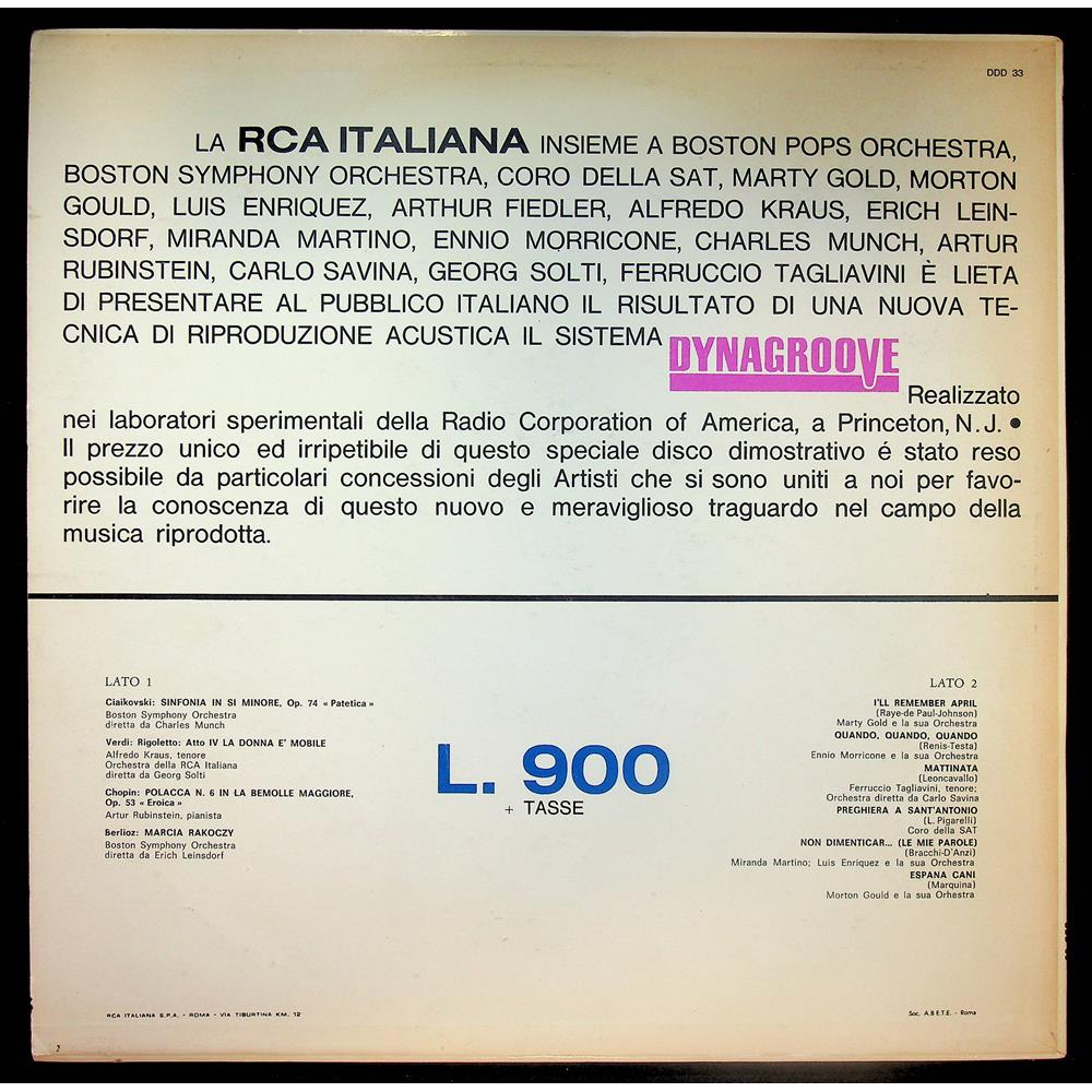 EBOND Various - Questo e Il Dynagroove (Arte Nel Suono D'Oggi) Vinile V053133