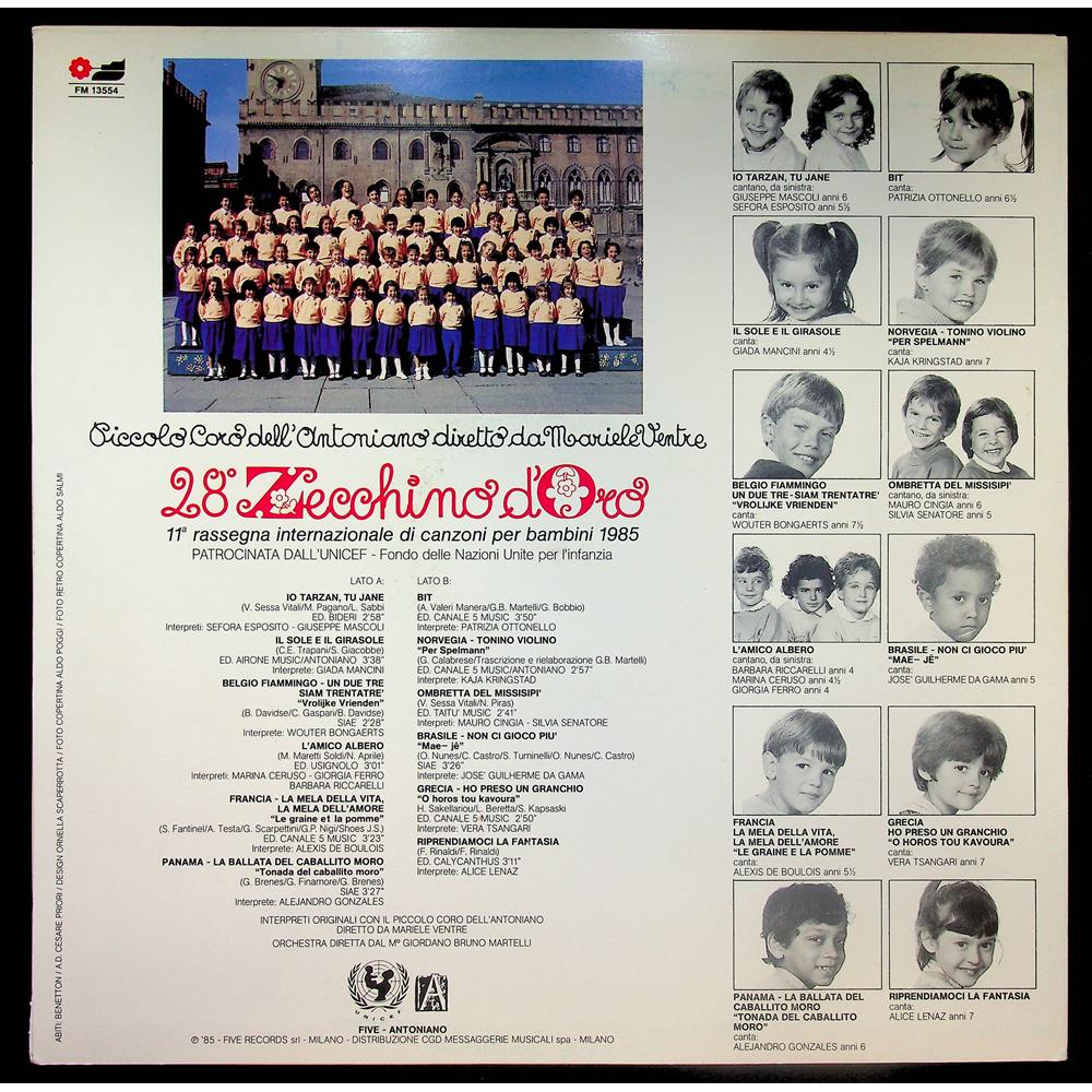EBOND Piccolo Coro Dell'Antoniano - 28° Zecchino D'Oro 1985 Vinile V053140