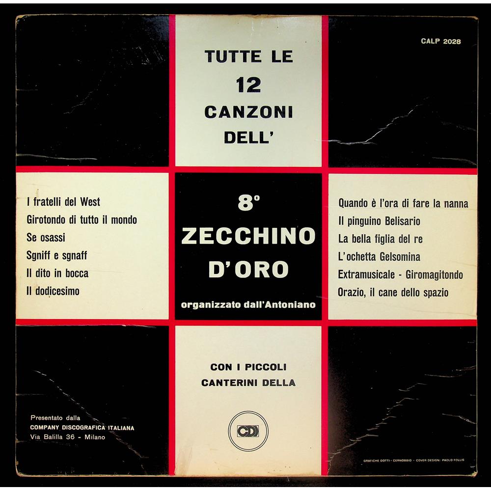 EBOND Piccolo Coro Dell'Antoniano - 8° Zecchino D'Oro 1966 Vinile V054008