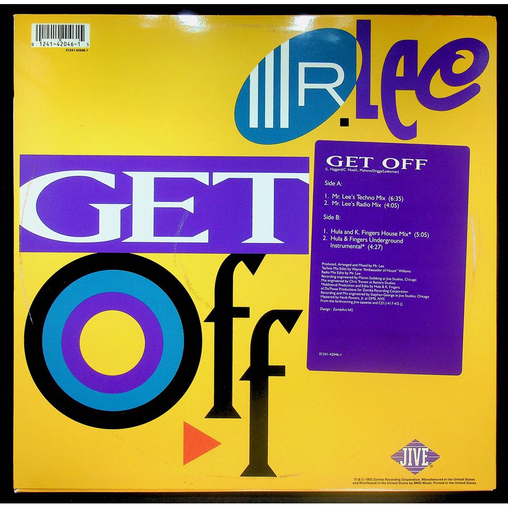 EBOND Mr. Lee - Get Off - promo Vinile V054062