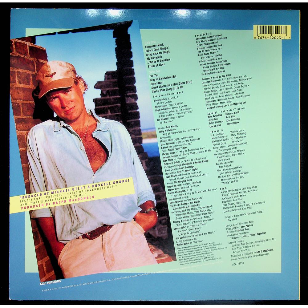 EBOND Jimmy Buffett - Hot Water Vinile V054099