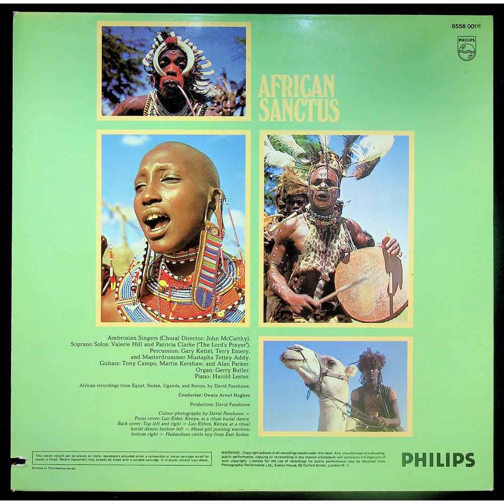 EBOND David Fanshawe - African Sanctus Vinile V054123