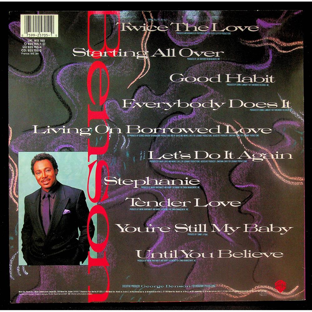 EBOND George Benson - Twice The Love Vinile V055012