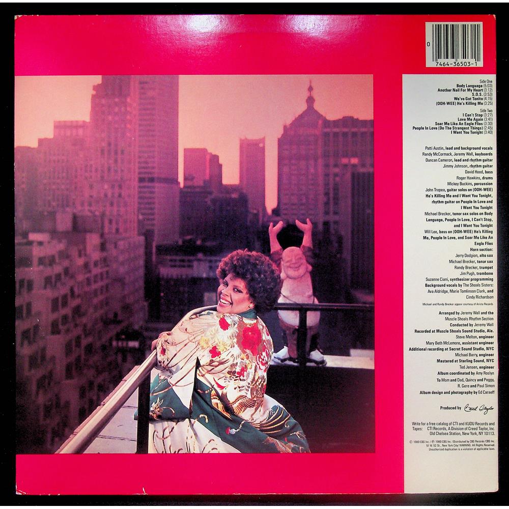 EBOND Patti Austin - Body Language Vinile V055036