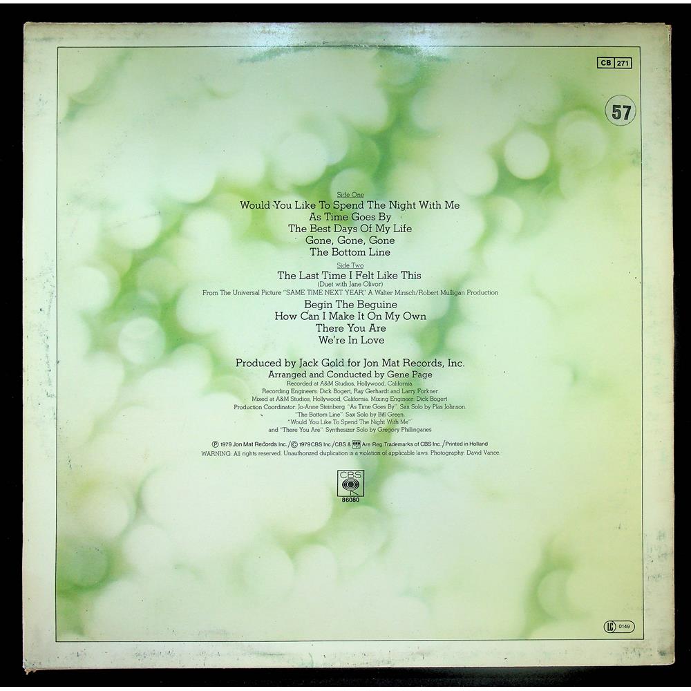 EBOND Johnny Mathis - The Best Days Of My Life Vinile V055123