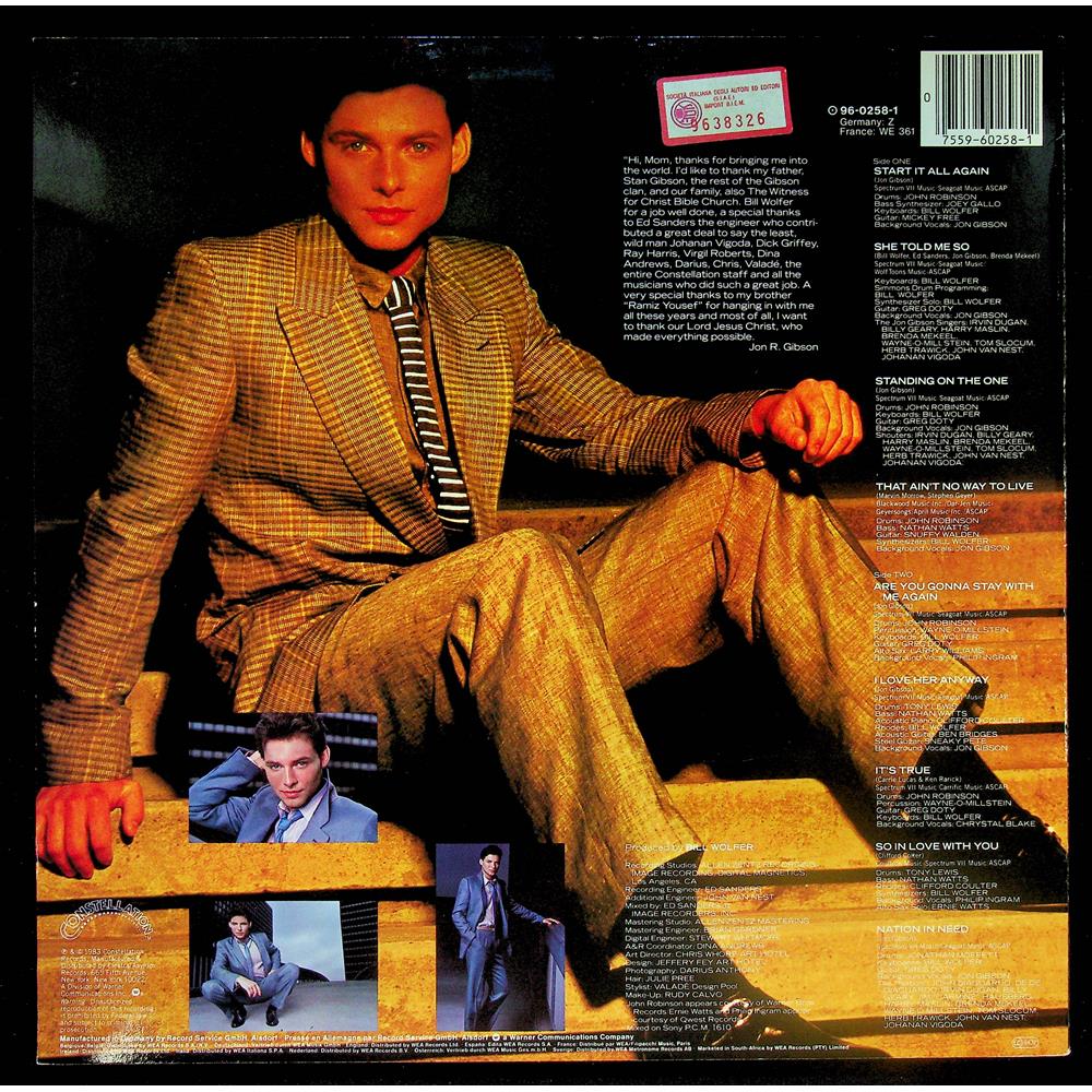 EBOND Jon Gibson - Standing On The One Vinile V055139